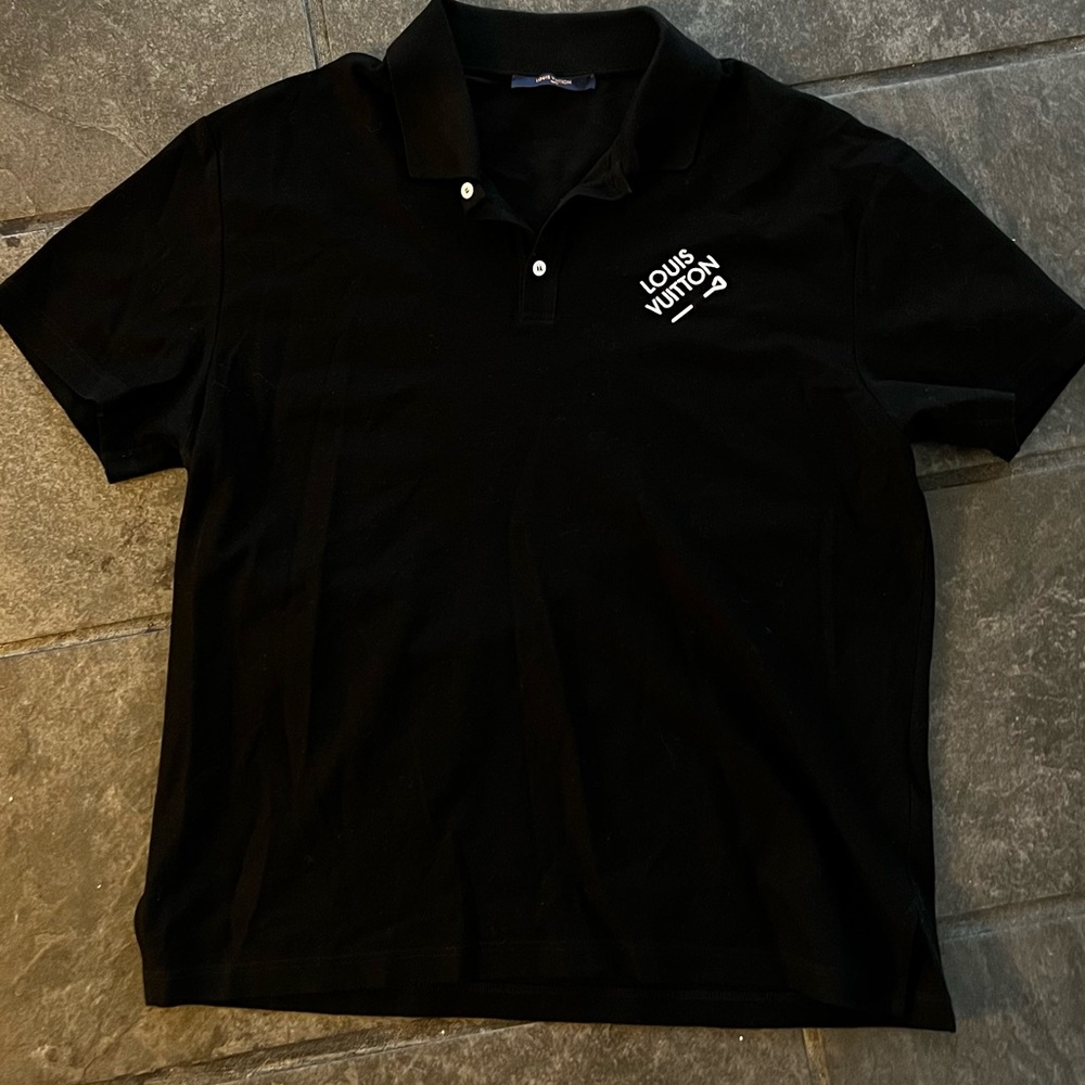 Black Louis Vuitton Polo Size L
